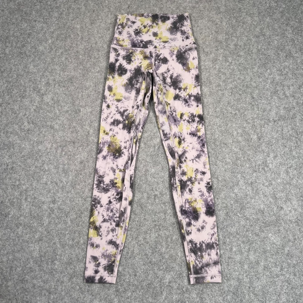 Lululemon Athletica Radial Tie Dye Align Super High Rise Pants Women's Size 4